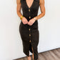 Sleek Toggle Knit Midi Dress