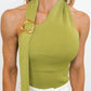 Olive Grove Halter Top