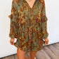 Autumn Bloom Ruffle Romper