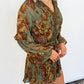 Autumn Bloom Ruffle Romper