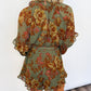 Autumn Bloom Ruffle Romper