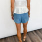 Coastal Cool Denim Skort