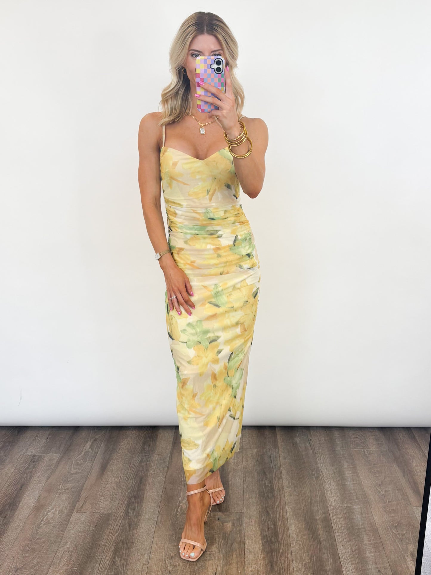 The Lemon Blossom Midi Dress