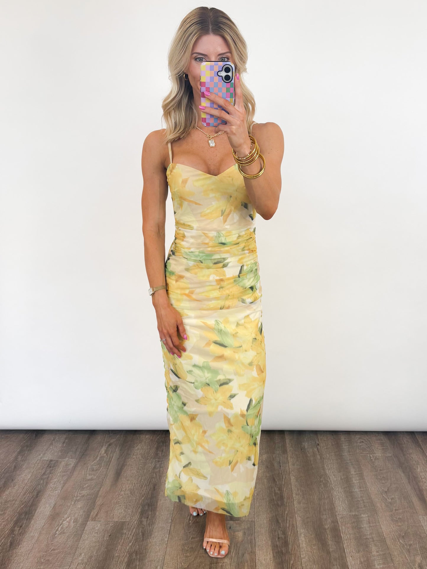 The Lemon Blossom Midi Dress