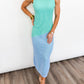 Ocean Dip Knit Midi Dress