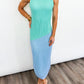 Ocean Dip Knit Midi Dress