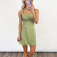Matcha Moments Polka Dot Dress