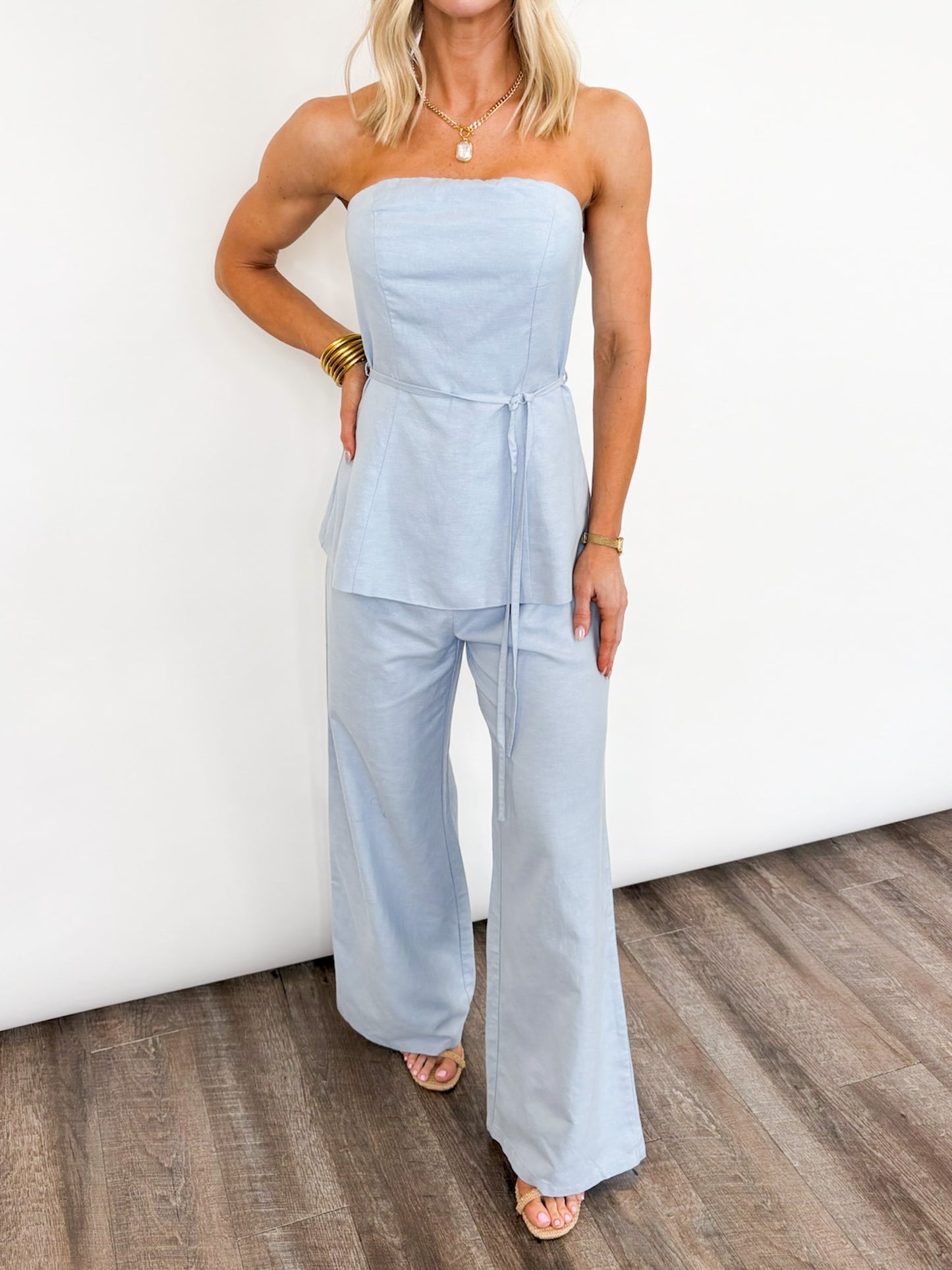 Effortless Escape Linen Jumpsuit