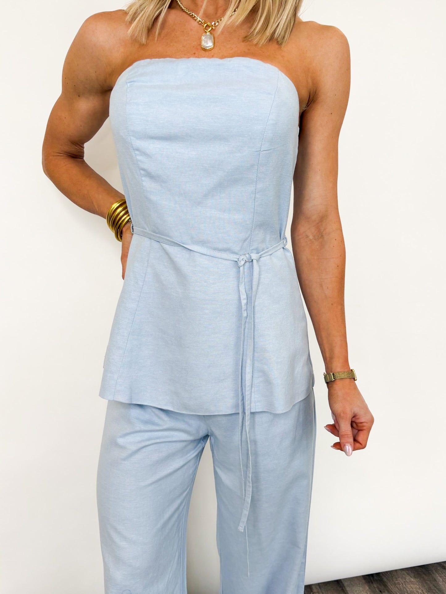 Effortless Escape Linen Jumpsuit