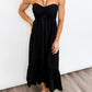 Midnight Breeze Halter Maxi Dress