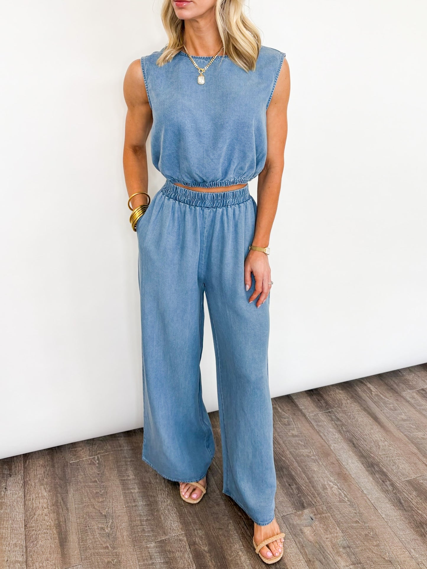 Blue Skies Denim Set