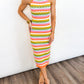 Sunset Sangria Midi Dress