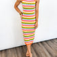 Sunset Sangria Midi Dress