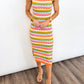 Sunset Sangria Midi Dress