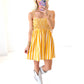 Golden Stripe Dress