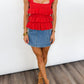 Sunset Ruffle Top