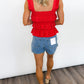 Sunset Ruffle Top