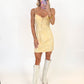 Golden Hour Tie-Front Mini Dress