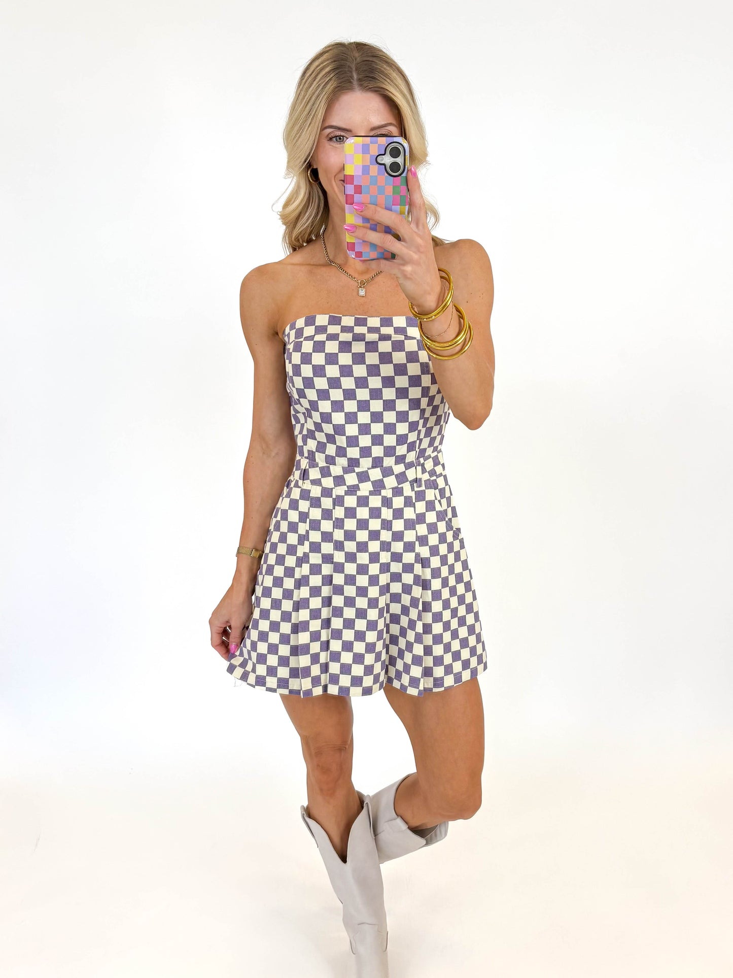 Geaux Check Romper