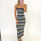 Coastal Mosaic Maxi Dress