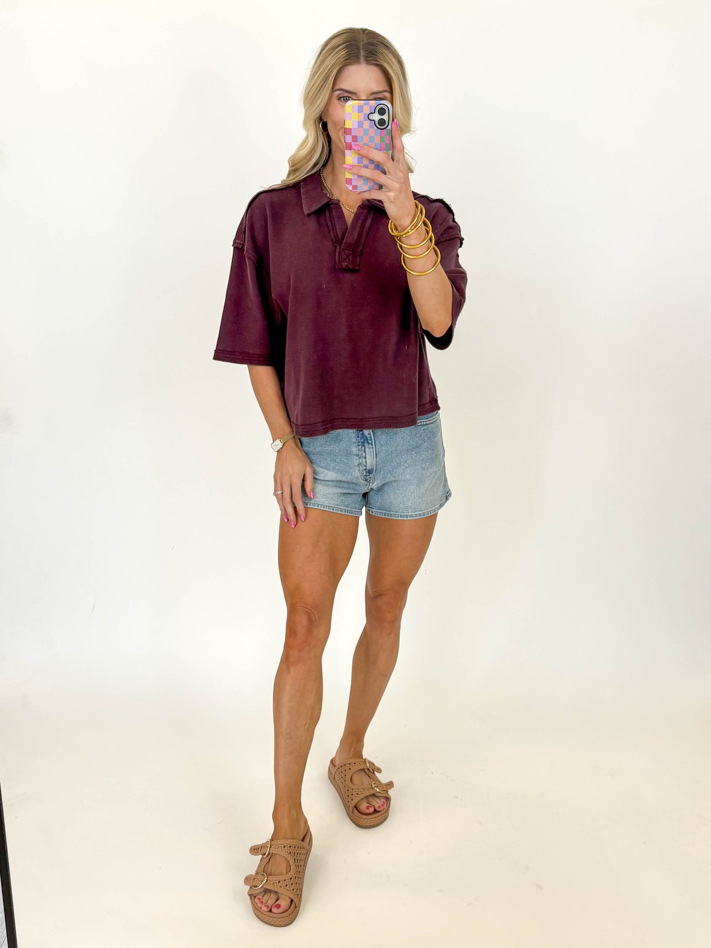 Off Duty Polo Top - MORE COLORS