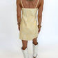 Golden Hour Tie-Front Mini Dress