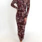 Plum Petals Maxi Dress