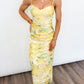 The Lemon Blossom Midi Dress