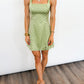 Matcha Moments Polka Dot Dress