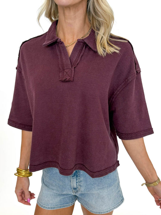 Off Duty Polo Top - MORE COLORS