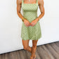 Matcha Moments Polka Dot Dress
