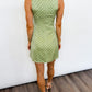 Matcha Moments Polka Dot Dress