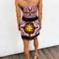 Sunset Mosaic Strapless Dress