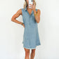 Easy Days Sleeveless Denim Dress