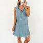 Easy Days Sleeveless Denim Dress