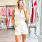 Utility Chic Belted Romper