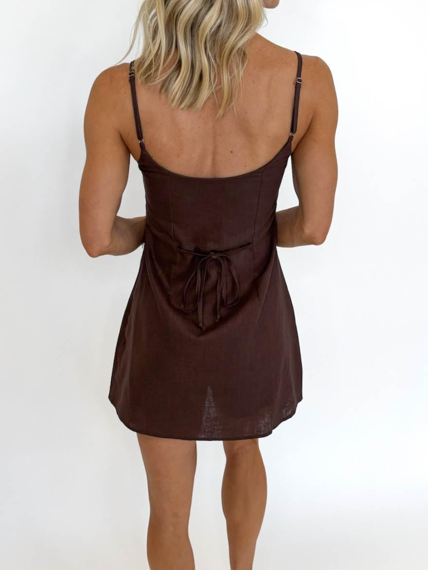 Mocha Muse Mini Romper