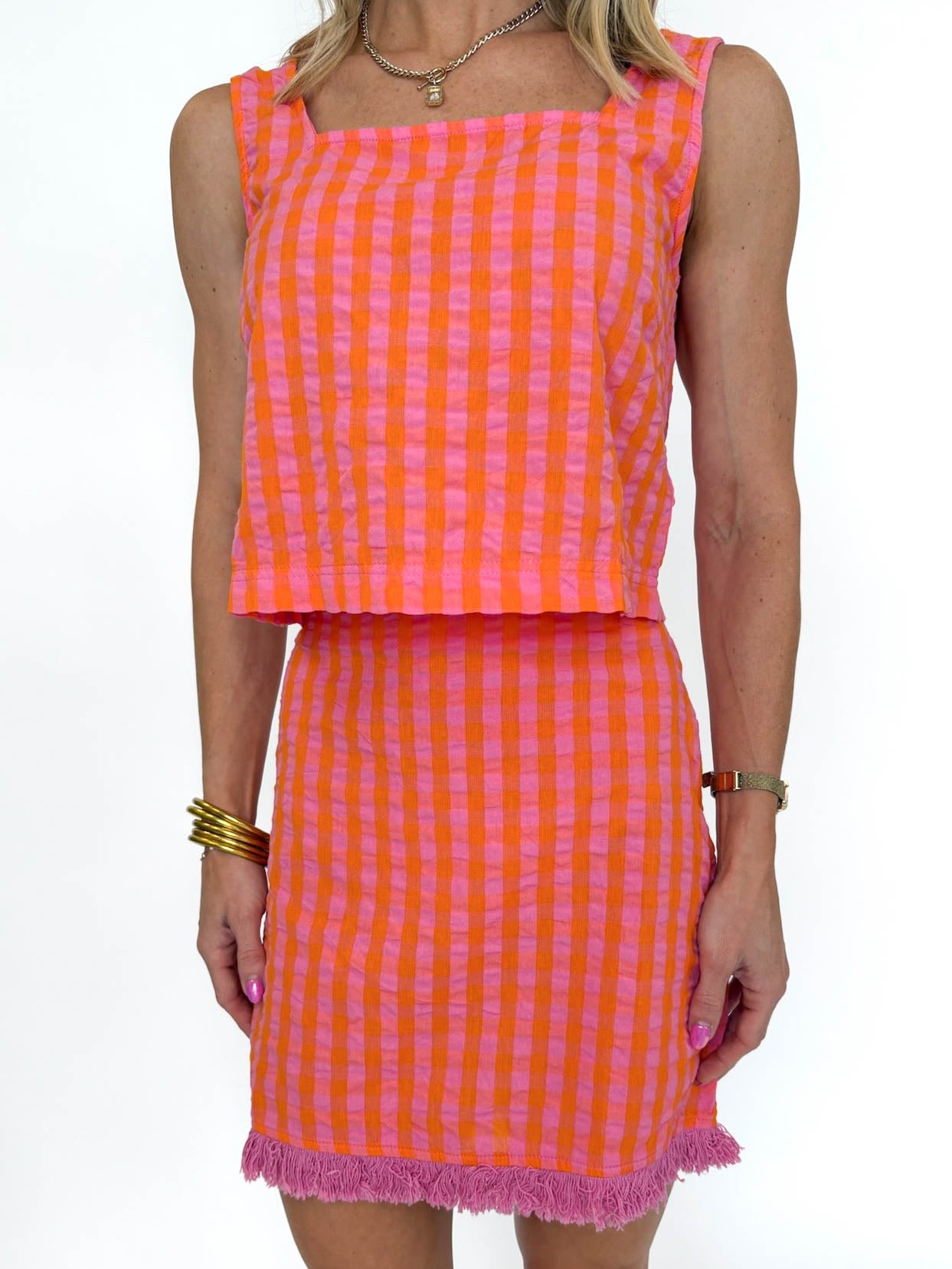 Sunset Picnic Skirt Set
