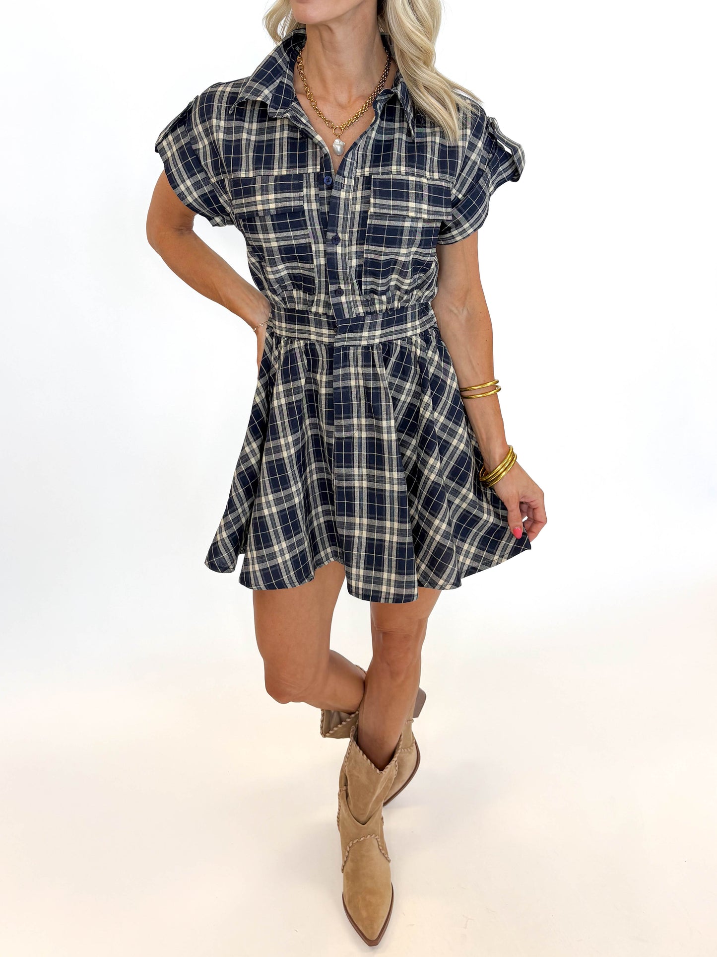 Harvest Lane Plaid Dress