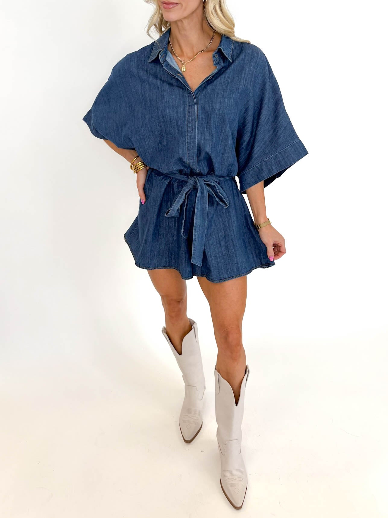 Blue Ridge Denim Romper