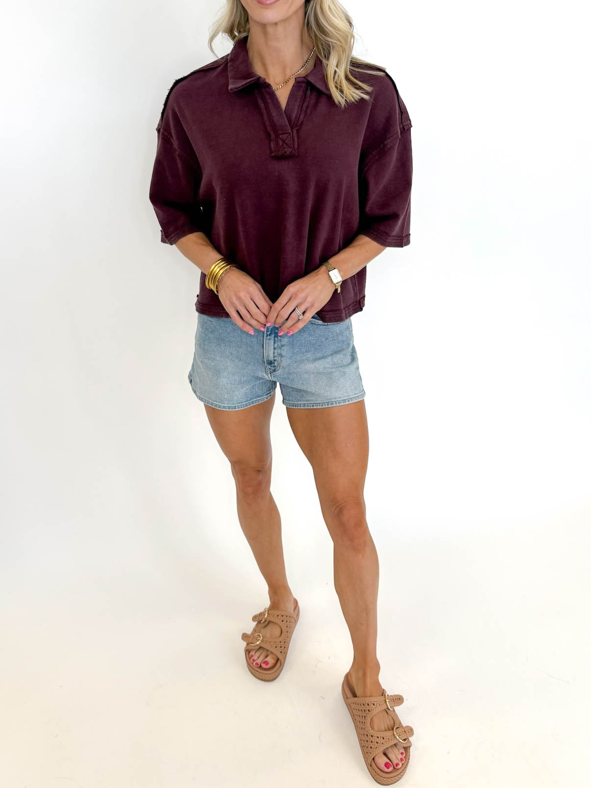 Off Duty Polo Top - MORE COLORS