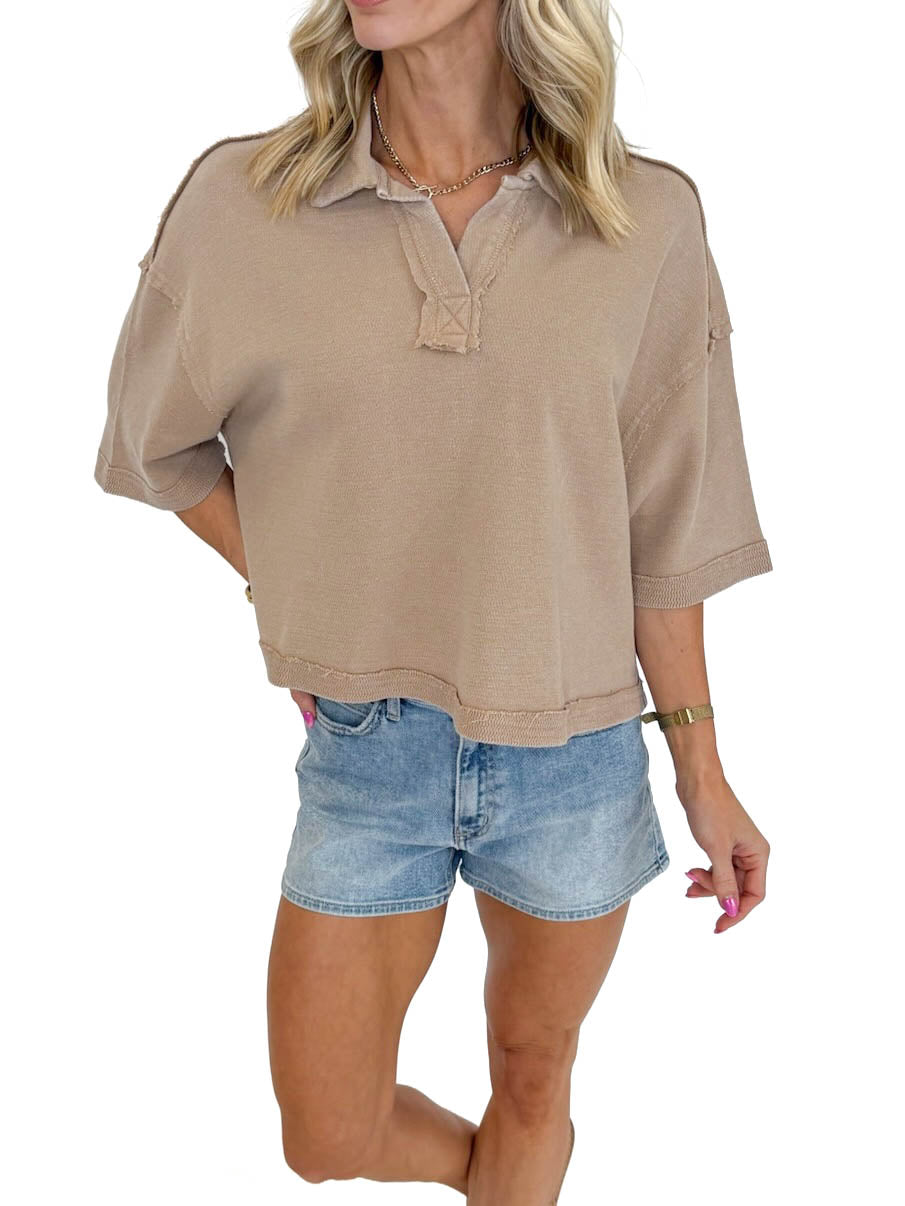 Off Duty Polo Top - MORE COLORS
