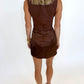 Espresso Elegance Dress