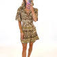 Vintage Bloom Shirt Dress