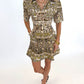 Vintage Bloom Shirt Dress