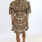 Vintage Bloom Shirt Dress