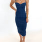 Autumn Avenue Denim Midi Dress