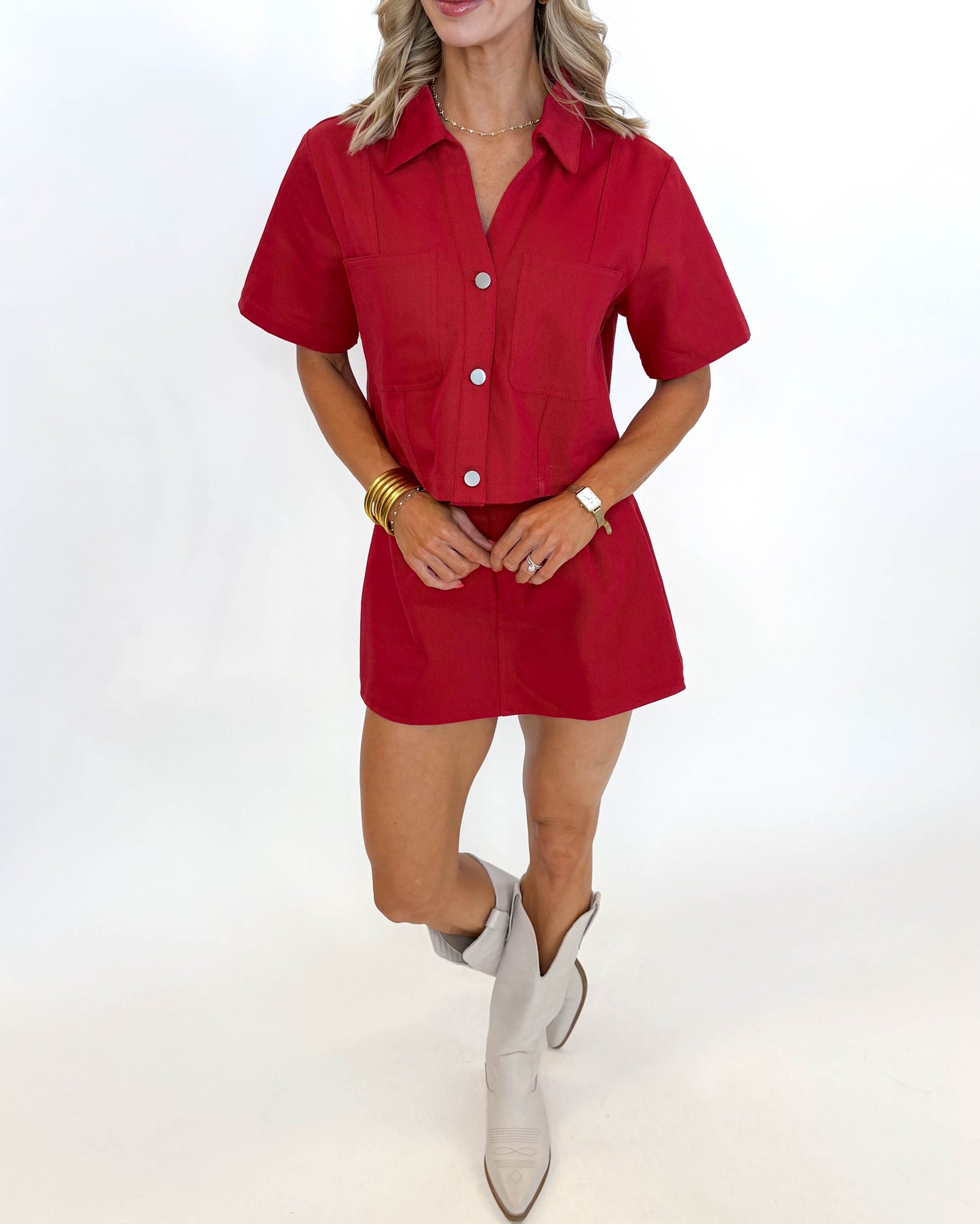Scarlet Sideline Set - CRIMSON