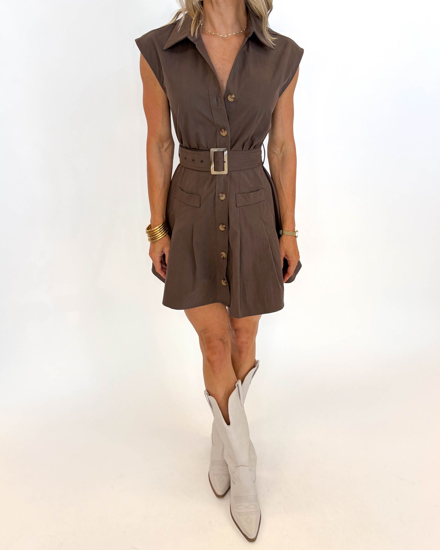 The Espresso Elegance Dress