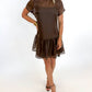 Espresso Evening Dress